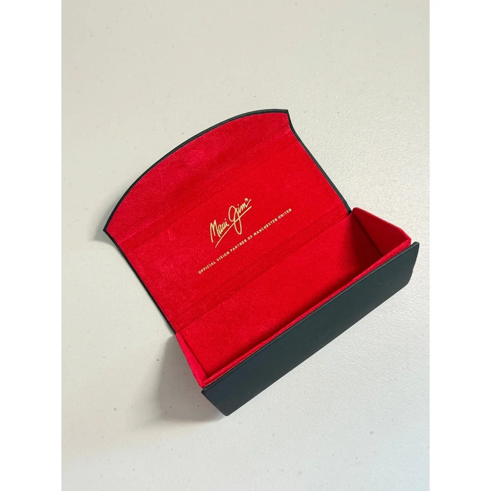 Maui Jim Manchester United Sunglasses Case Black Red Folding Triangle